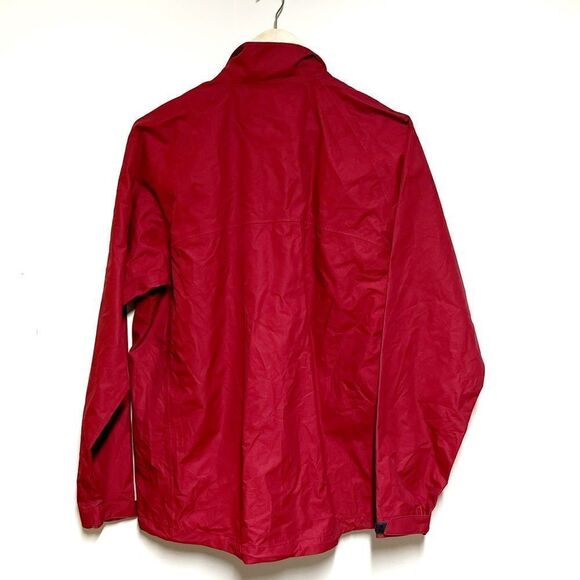 NWOT Wedge Golf Waterproof Nylon Pullover Red Jacket Mens L - Picture 3 of 7